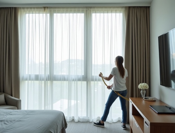 Bellmere Sheer Curtain Cleaning
